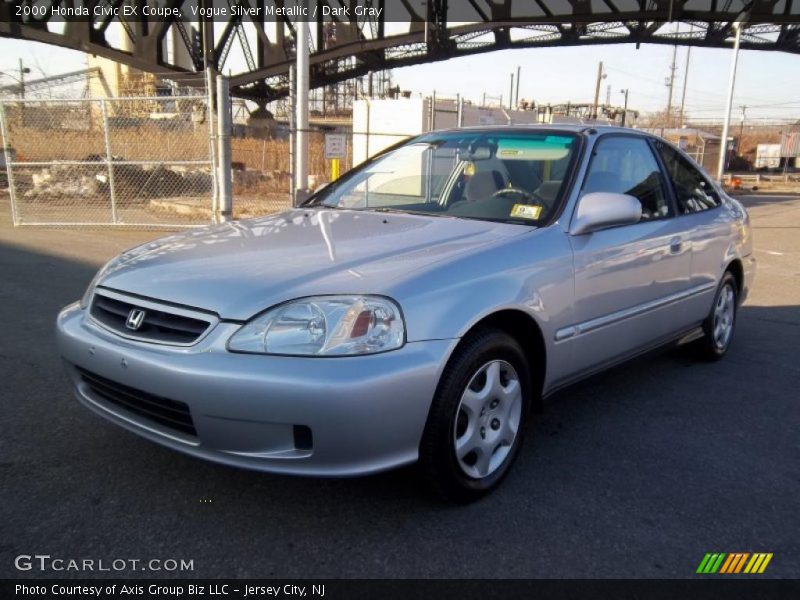 Vogue Silver Metallic / Dark Gray 2000 Honda Civic EX Coupe