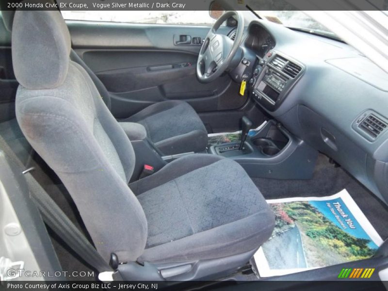  2000 Civic EX Coupe Dark Gray Interior