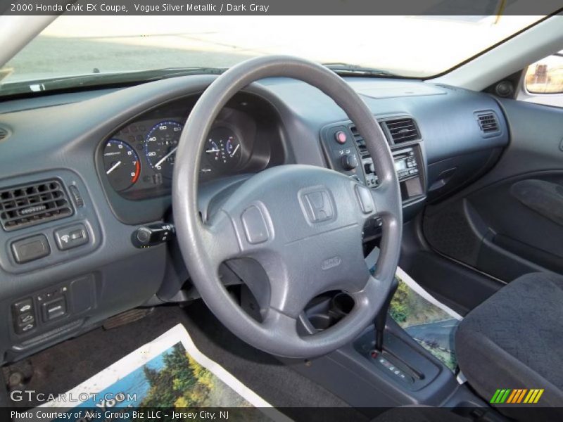  2000 Civic EX Coupe Dark Gray Interior