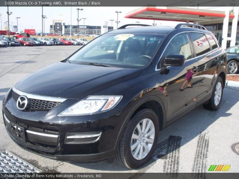 Brilliant Black / Black 2008 Mazda CX-9 Touring AWD
