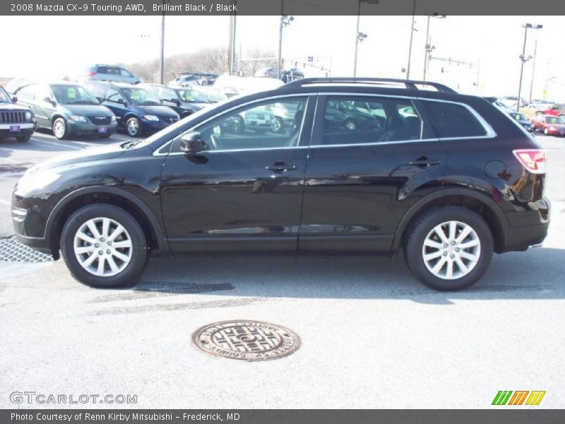 Brilliant Black / Black 2008 Mazda CX-9 Touring AWD