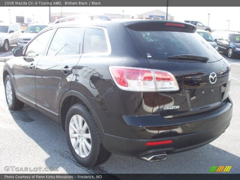 Brilliant Black / Black 2008 Mazda CX-9 Touring AWD