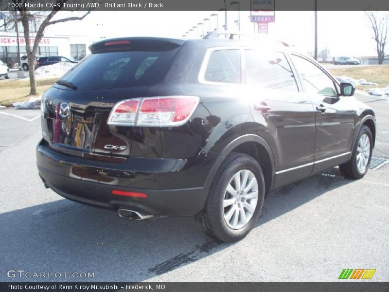 Brilliant Black / Black 2008 Mazda CX-9 Touring AWD