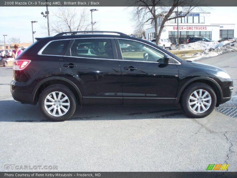 Brilliant Black / Black 2008 Mazda CX-9 Touring AWD