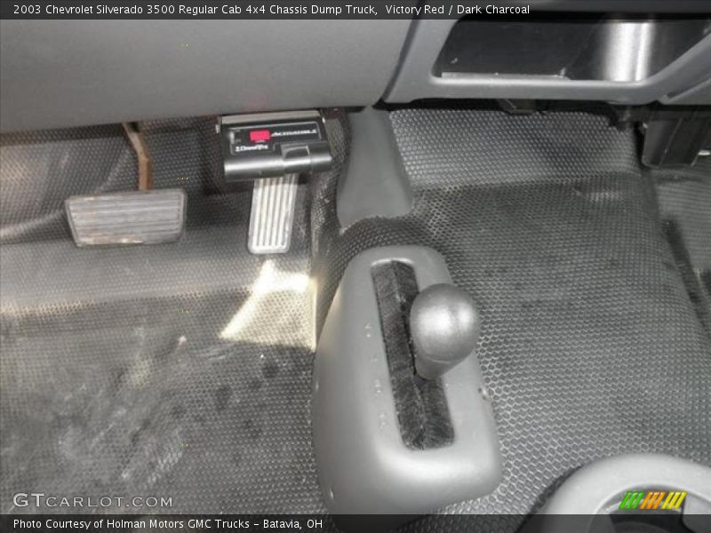 Victory Red / Dark Charcoal 2003 Chevrolet Silverado 3500 Regular Cab 4x4 Chassis Dump Truck