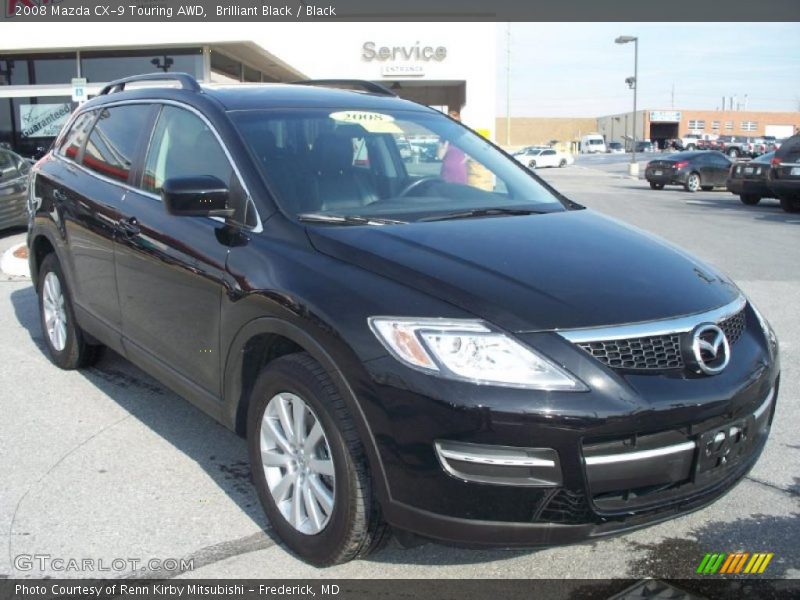Brilliant Black / Black 2008 Mazda CX-9 Touring AWD
