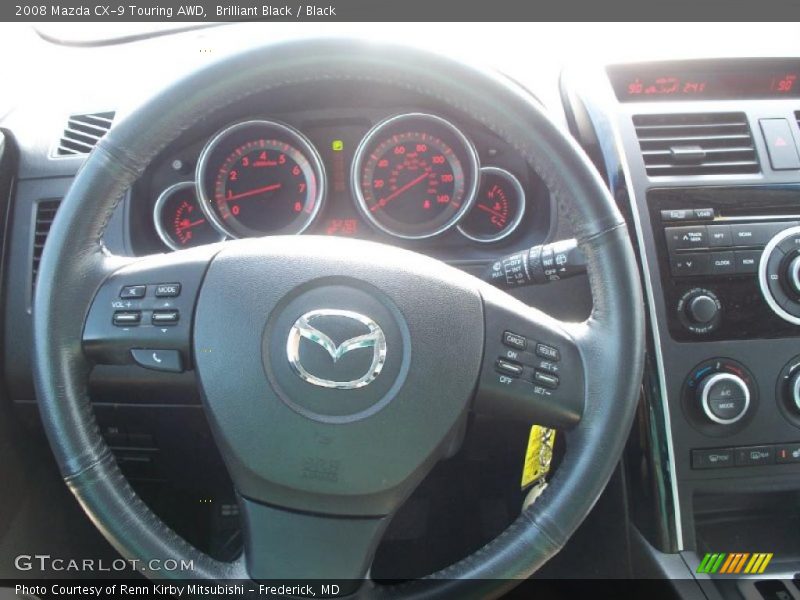 Brilliant Black / Black 2008 Mazda CX-9 Touring AWD