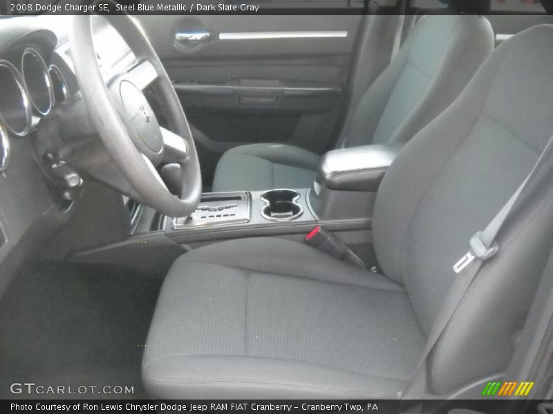 Steel Blue Metallic / Dark Slate Gray 2008 Dodge Charger SE