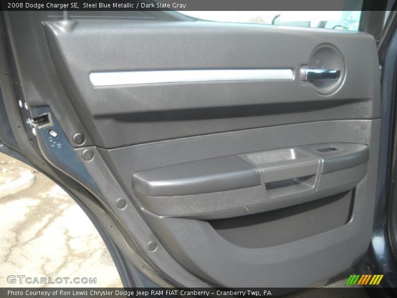 Steel Blue Metallic / Dark Slate Gray 2008 Dodge Charger SE