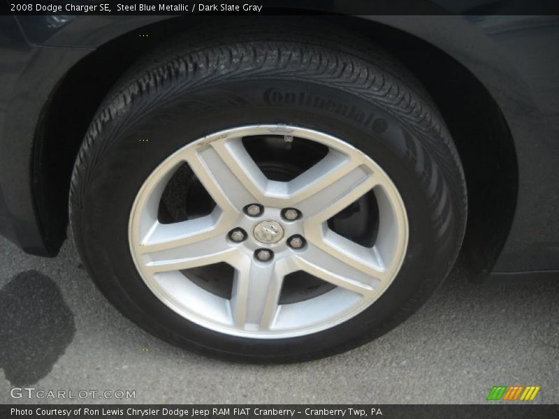 Steel Blue Metallic / Dark Slate Gray 2008 Dodge Charger SE