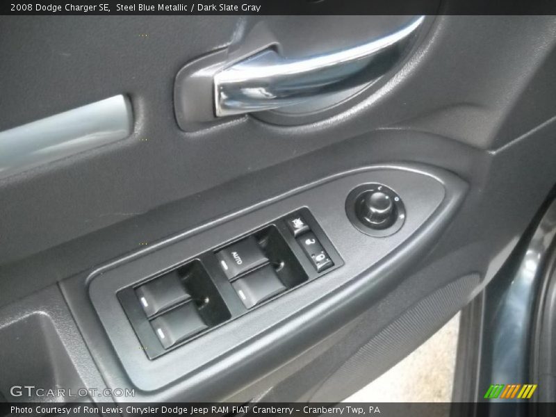 Steel Blue Metallic / Dark Slate Gray 2008 Dodge Charger SE