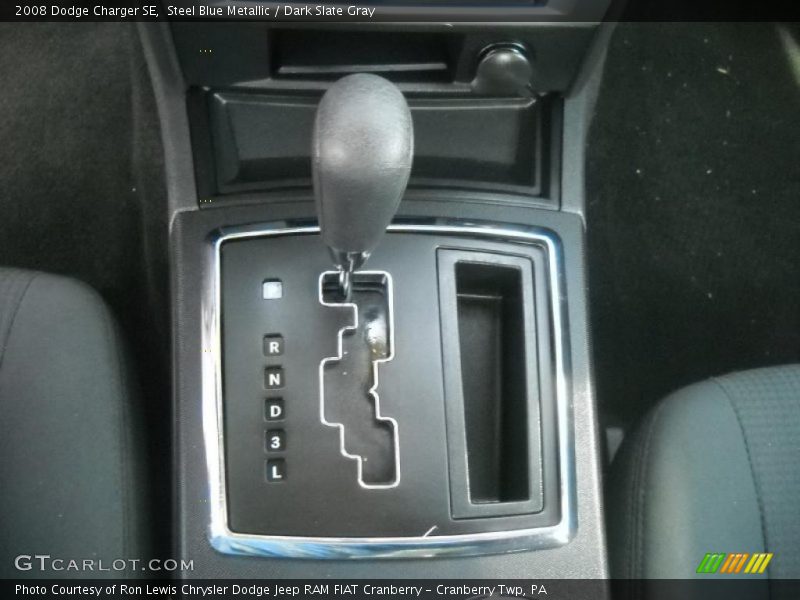 Steel Blue Metallic / Dark Slate Gray 2008 Dodge Charger SE