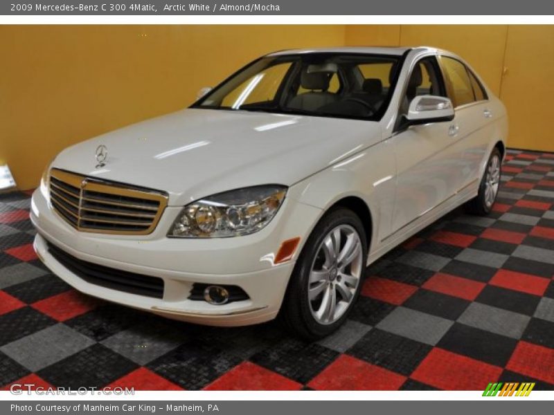 Arctic White / Almond/Mocha 2009 Mercedes-Benz C 300 4Matic