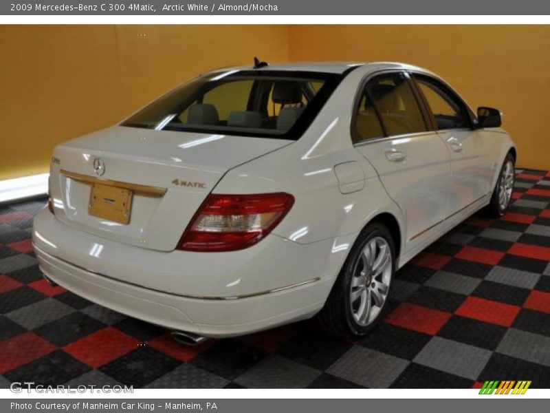 Arctic White / Almond/Mocha 2009 Mercedes-Benz C 300 4Matic