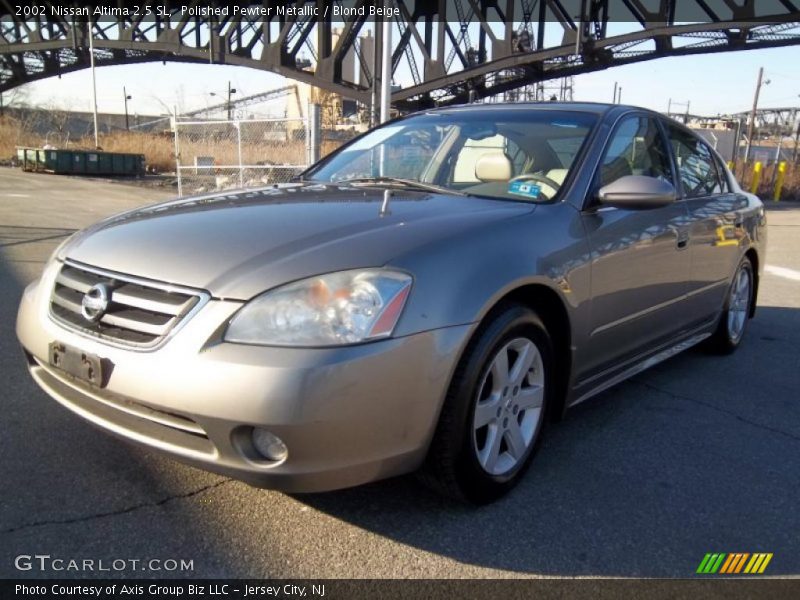 Polished Pewter Metallic / Blond Beige 2002 Nissan Altima 2.5 SL