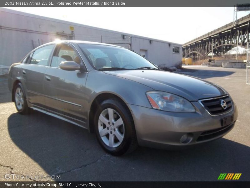 Polished Pewter Metallic / Blond Beige 2002 Nissan Altima 2.5 SL
