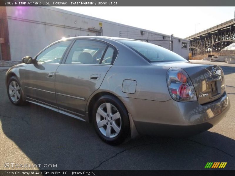 Polished Pewter Metallic / Blond Beige 2002 Nissan Altima 2.5 SL