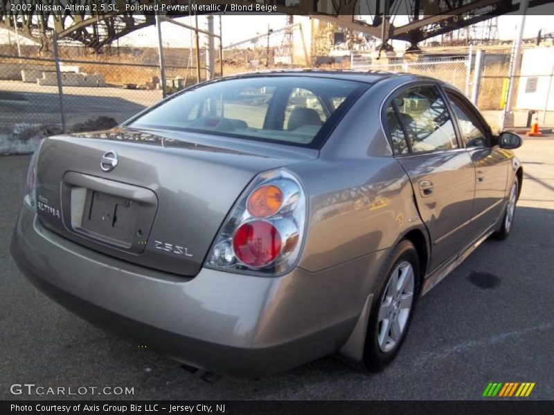 Polished Pewter Metallic / Blond Beige 2002 Nissan Altima 2.5 SL