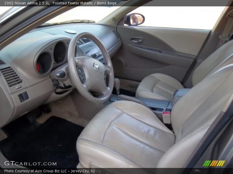Polished Pewter Metallic / Blond Beige 2002 Nissan Altima 2.5 SL