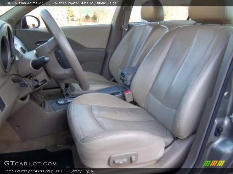 Polished Pewter Metallic / Blond Beige 2002 Nissan Altima 2.5 SL