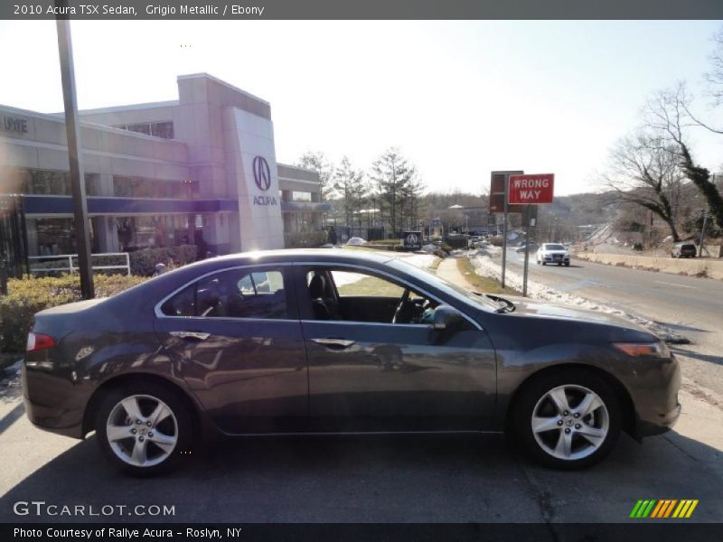 Grigio Metallic / Ebony 2010 Acura TSX Sedan