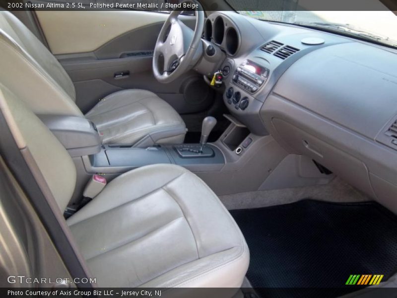 Polished Pewter Metallic / Blond Beige 2002 Nissan Altima 2.5 SL