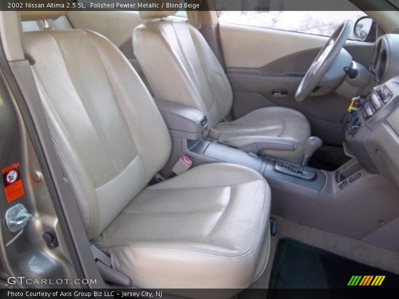Polished Pewter Metallic / Blond Beige 2002 Nissan Altima 2.5 SL