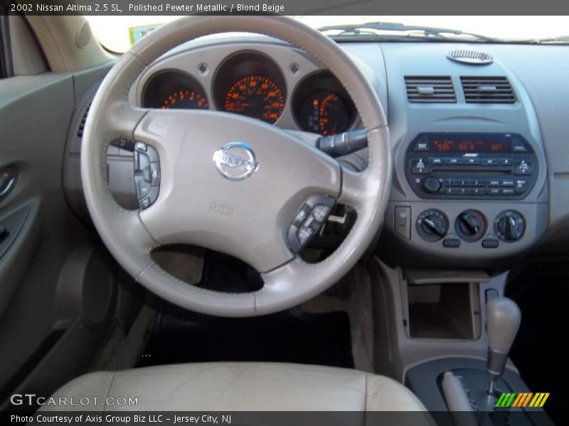 Polished Pewter Metallic / Blond Beige 2002 Nissan Altima 2.5 SL
