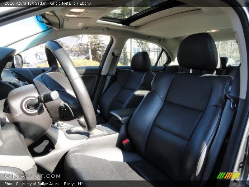 Grigio Metallic / Ebony 2010 Acura TSX Sedan