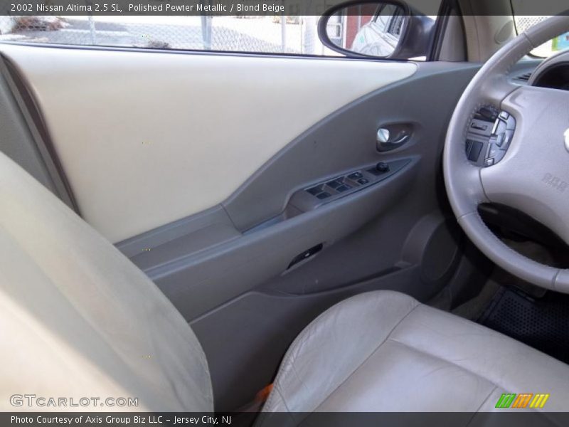 Polished Pewter Metallic / Blond Beige 2002 Nissan Altima 2.5 SL