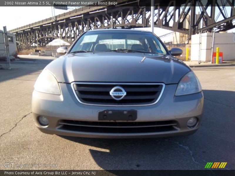 Polished Pewter Metallic / Blond Beige 2002 Nissan Altima 2.5 SL