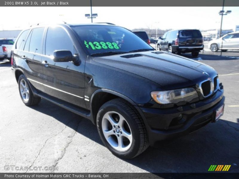 Jet Black / Black 2001 BMW X5 3.0i
