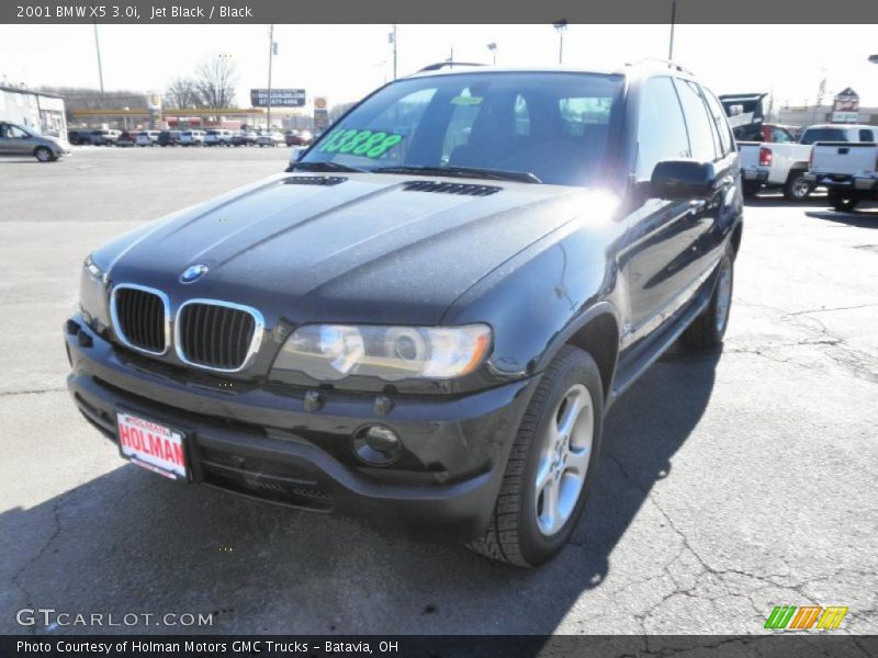 Jet Black / Black 2001 BMW X5 3.0i