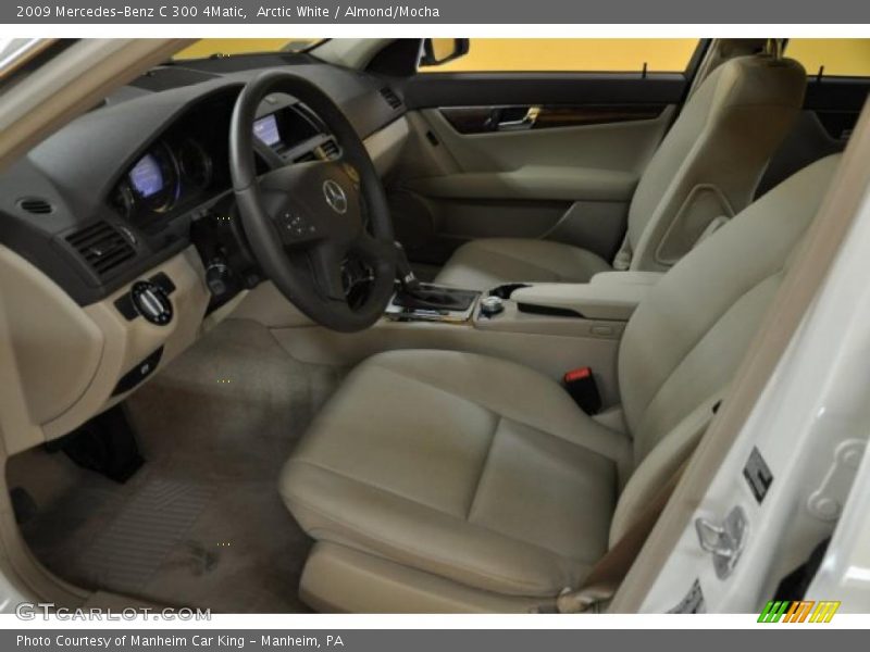Arctic White / Almond/Mocha 2009 Mercedes-Benz C 300 4Matic