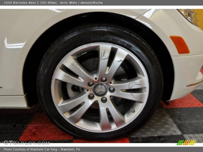 Arctic White / Almond/Mocha 2009 Mercedes-Benz C 300 4Matic