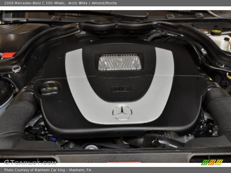 Arctic White / Almond/Mocha 2009 Mercedes-Benz C 300 4Matic