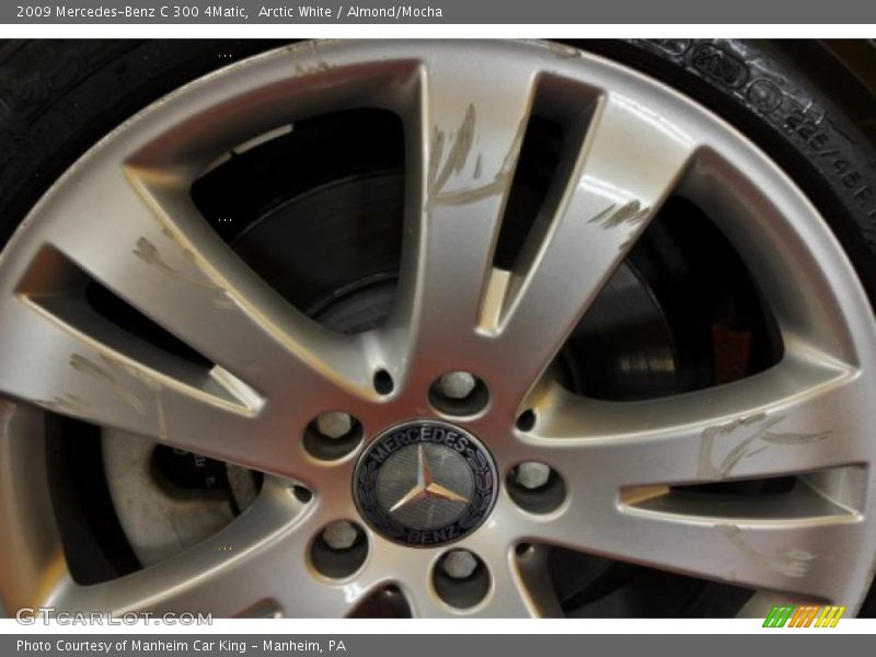 Arctic White / Almond/Mocha 2009 Mercedes-Benz C 300 4Matic