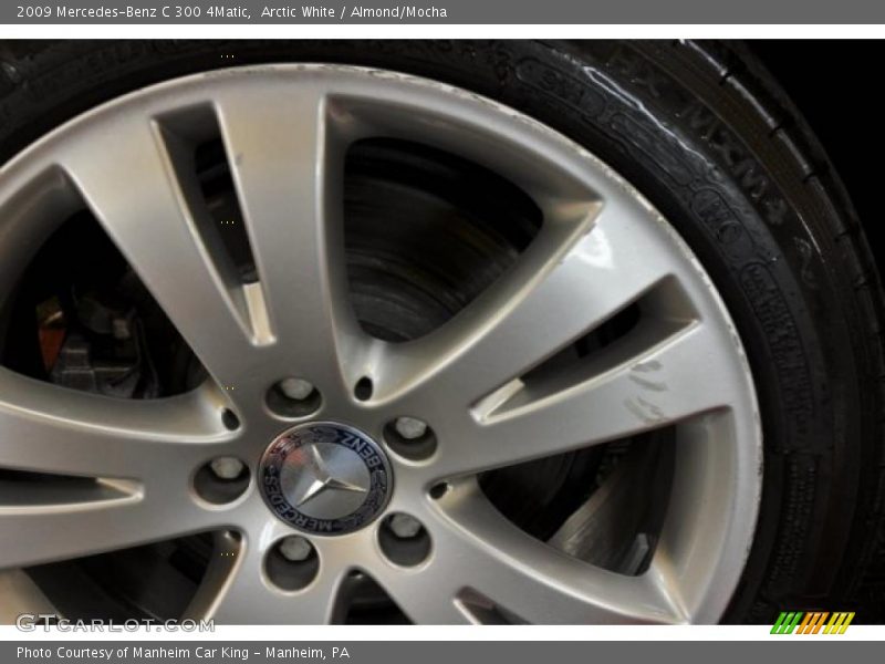 Arctic White / Almond/Mocha 2009 Mercedes-Benz C 300 4Matic