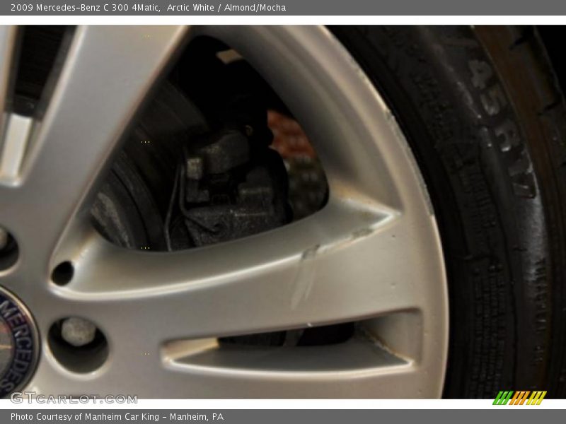 Arctic White / Almond/Mocha 2009 Mercedes-Benz C 300 4Matic