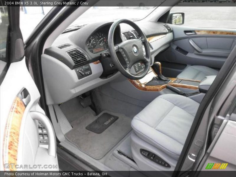 Sterling Grey Metallic / Grey 2004 BMW X5 3.0i