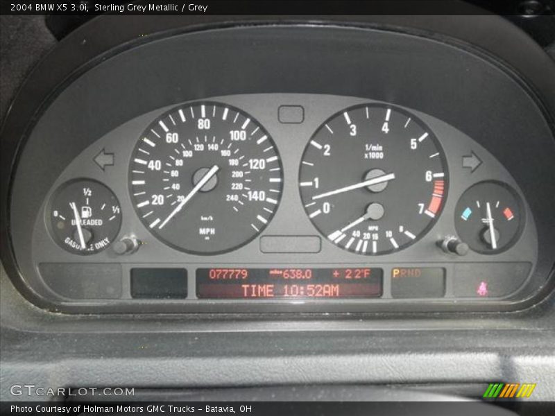 Sterling Grey Metallic / Grey 2004 BMW X5 3.0i