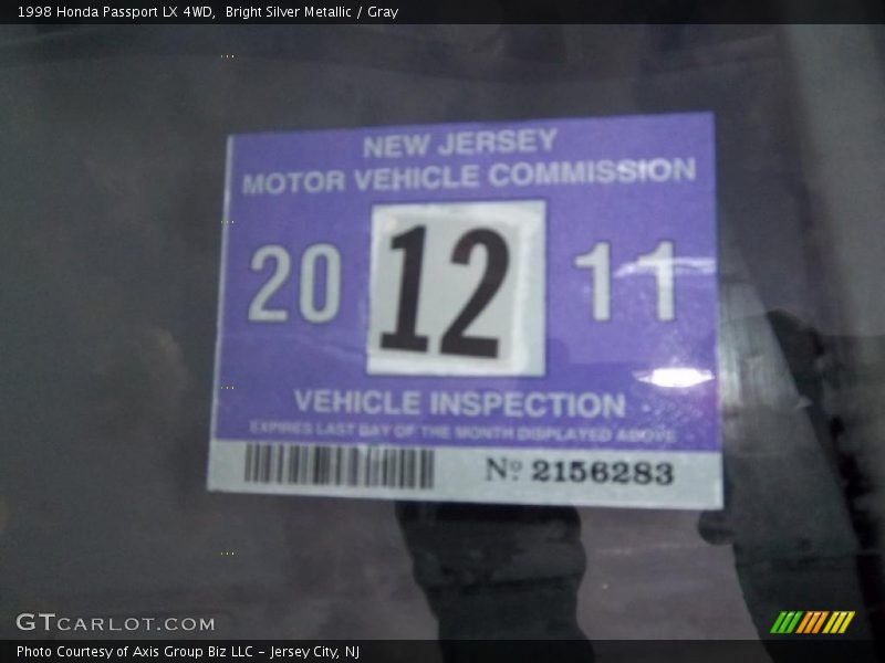 Bright Silver Metallic / Gray 1998 Honda Passport LX 4WD