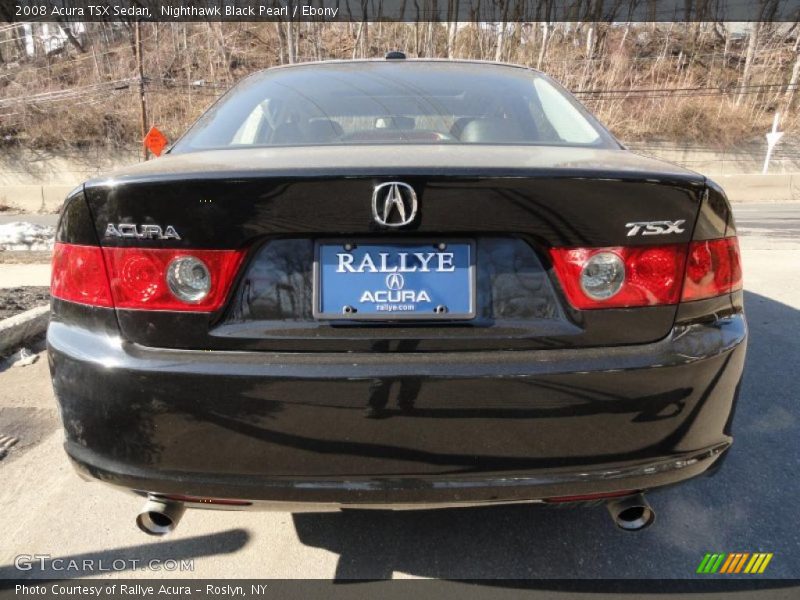 Nighthawk Black Pearl / Ebony 2008 Acura TSX Sedan