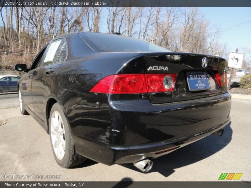 Nighthawk Black Pearl / Ebony 2008 Acura TSX Sedan