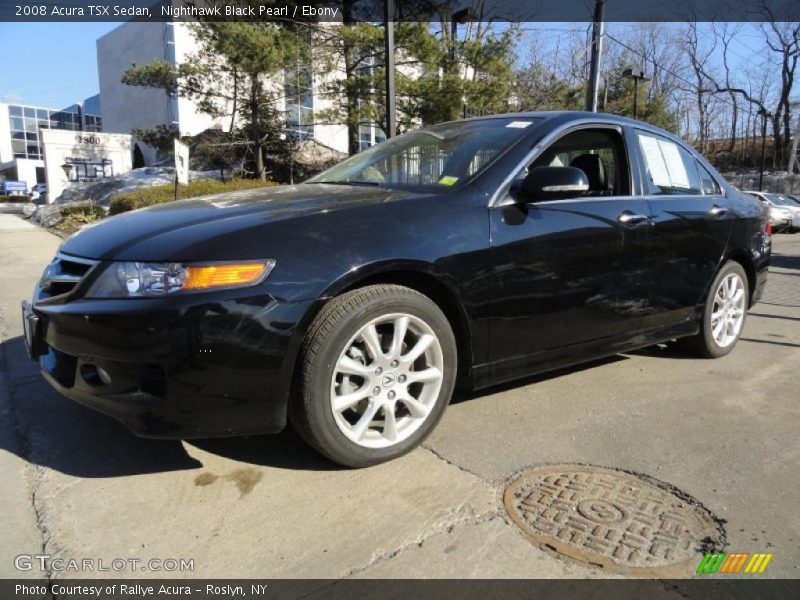 Nighthawk Black Pearl / Ebony 2008 Acura TSX Sedan