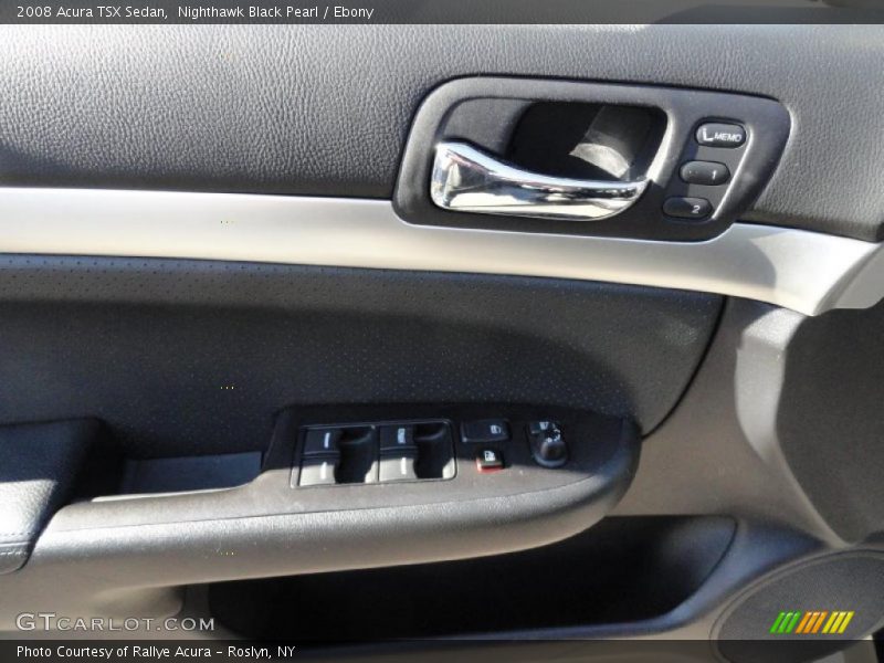 Nighthawk Black Pearl / Ebony 2008 Acura TSX Sedan