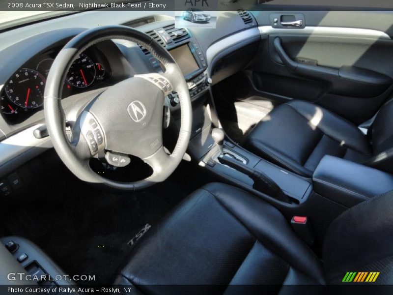 Nighthawk Black Pearl / Ebony 2008 Acura TSX Sedan