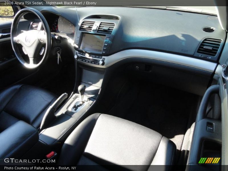 Nighthawk Black Pearl / Ebony 2008 Acura TSX Sedan