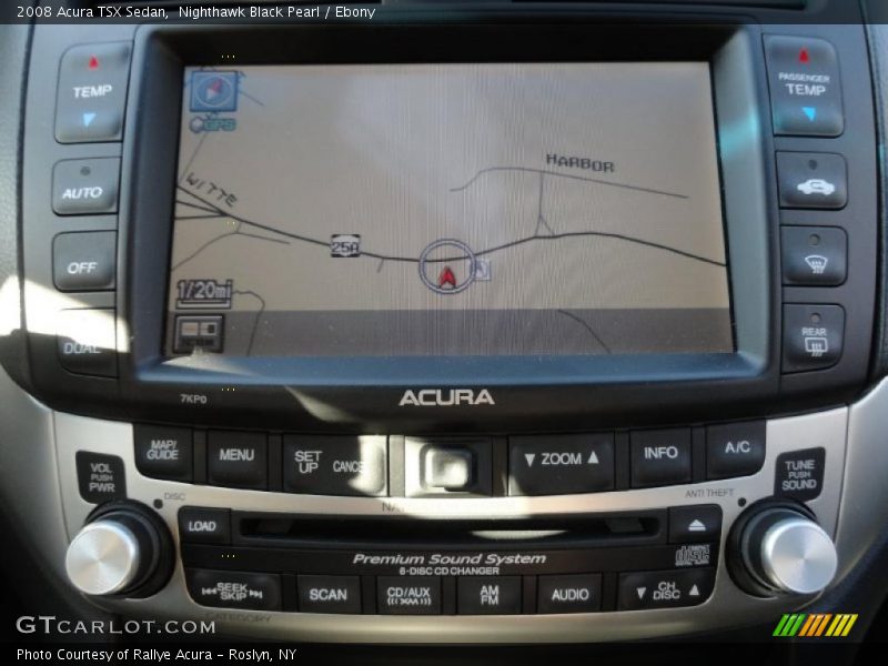 Nighthawk Black Pearl / Ebony 2008 Acura TSX Sedan