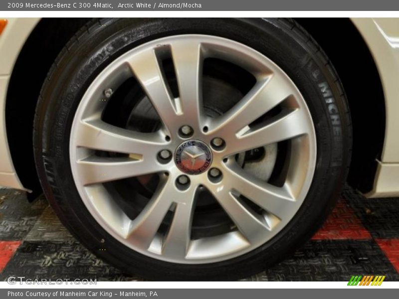 Arctic White / Almond/Mocha 2009 Mercedes-Benz C 300 4Matic
